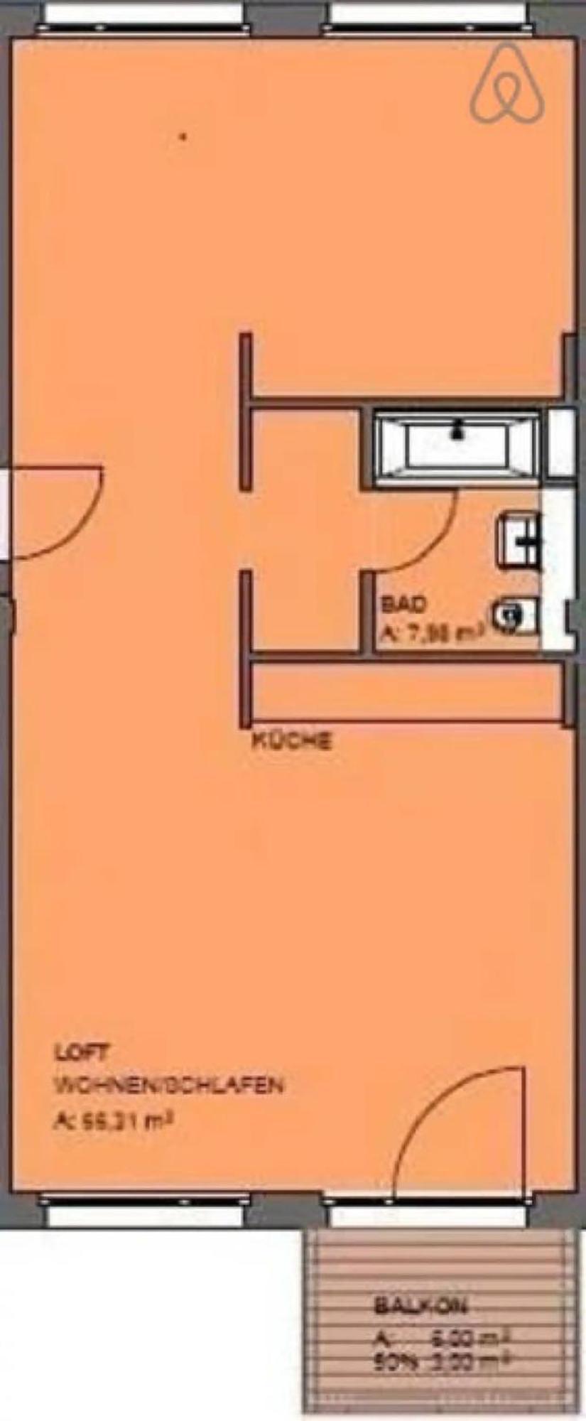 Spacious Studio Apartment Friedrichshain Berlino Esterno foto
